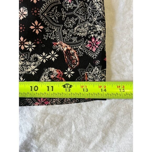 Maurices XL Black & Red Paisley Print Spaghetti Strap Jumpsuit romper - Picture 11 of 12